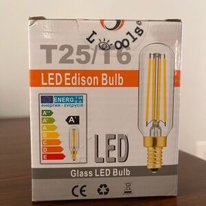 LED Edison Bulb T25/16